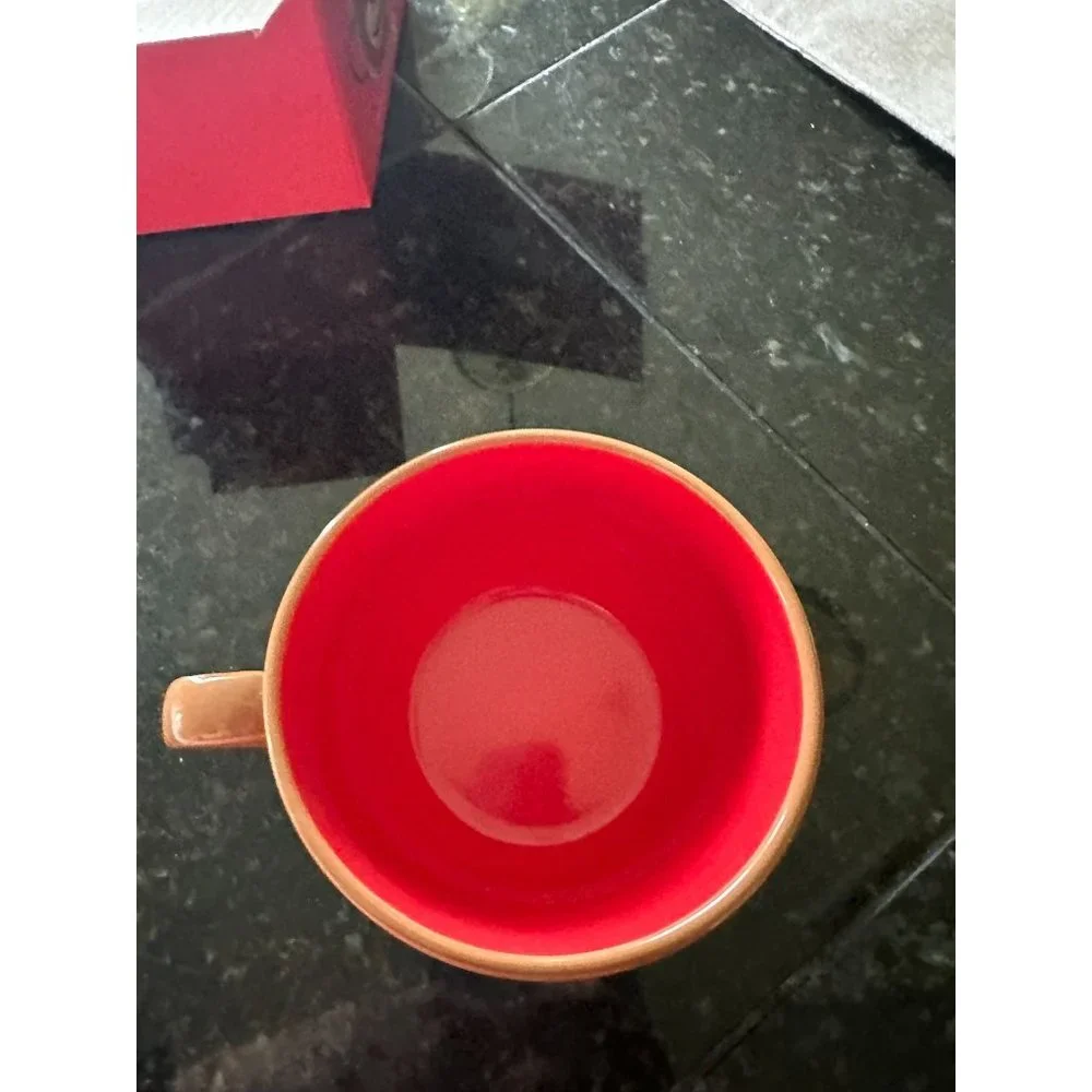 Rudolph 🔴 🦌 the Red Nosed‎ Reindeer Dept 56 latte mug